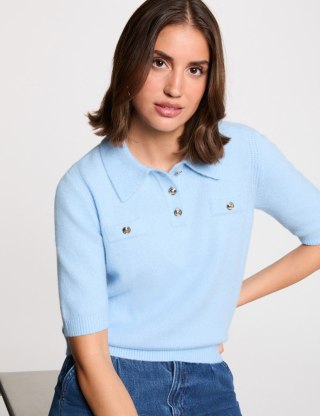 Morgan Sweater MSOFI BLUE BELL