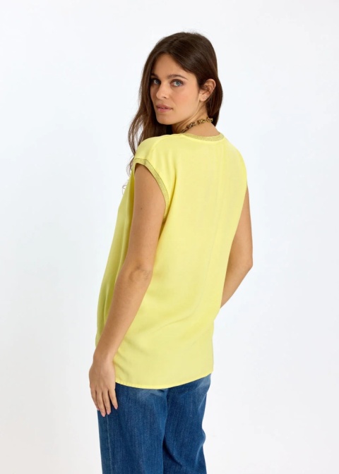Lauren Vidal Blouse LVRAFA LEMON