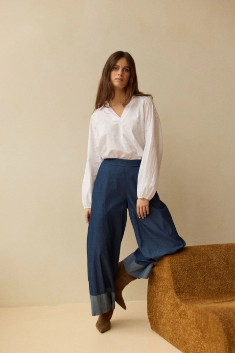 Lauren Vidal Spodnie LVNOLA BLUE