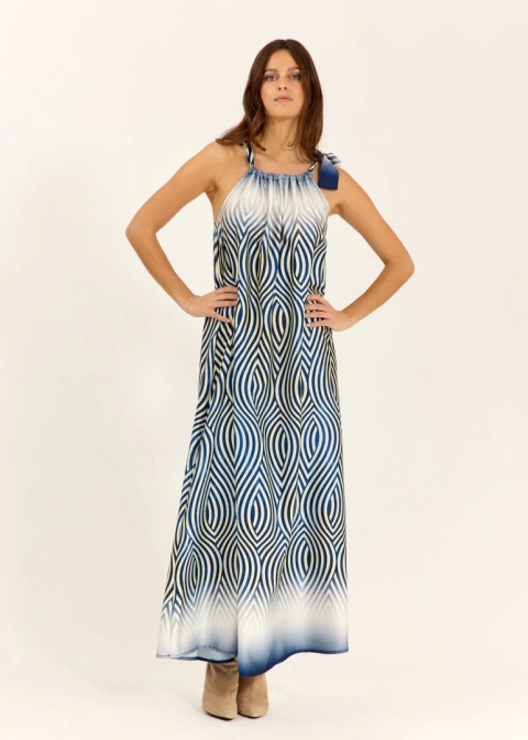 Lauren Vidal Dress LVAVENA BLUE