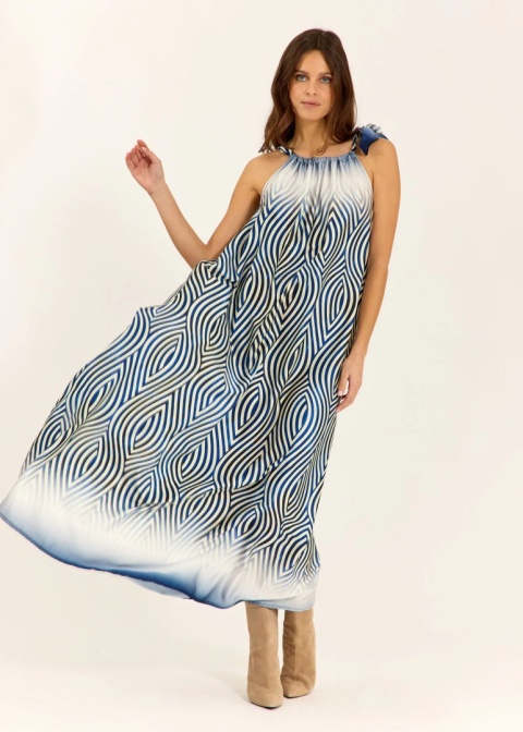 Lauren Vidal Dress LVAVENA BLUE