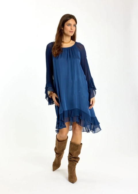 Lauren Vidal Dress LVMILANE BLUE