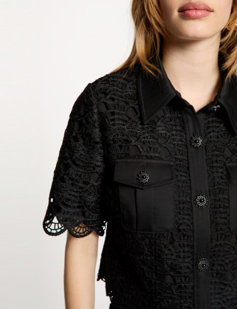 Morgan Koszula CREMA M NOIR