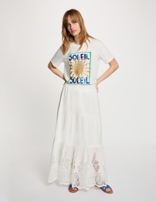 Morgan Spódnica JBOY M OFF WHITE