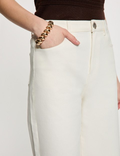Morgan Spodnie PIMOTA M OFF WHITE