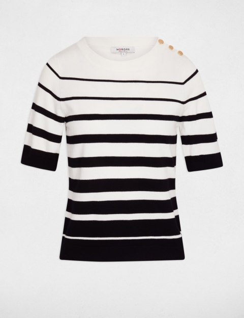 Morgan Sweater MLOL OFF WHITE/NOIR