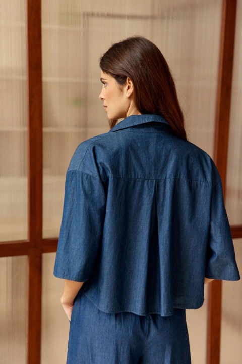 Lauren Vidal Koszula LVABRIL BLUE