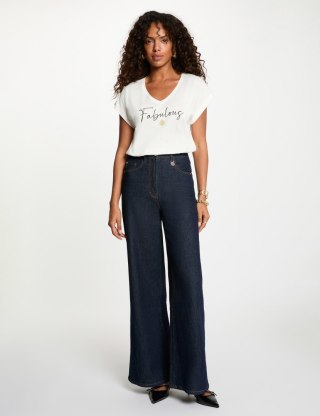 Morgan Bluzka DFABI M OFF WHITE