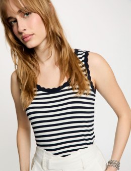 Morgan Bluzka DNAVY MARINE/OFF WHITE