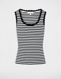 Morgan Bluzka DNAVY MARINE/OFF WHITE