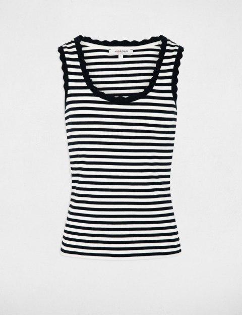 Morgan Bluzka DNAVY MARINE/OFF WHITE
