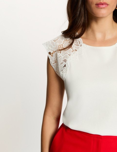 Morgan Bluzka DPETAL M OFF WHITE
