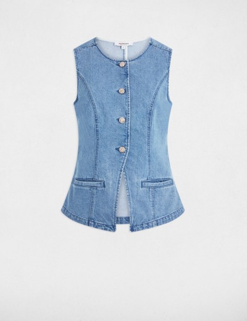 Morgan Shirt CROCUS JEAN DOUBLE STONE