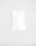 Morgan Kamizelka CURL.F M OFF WHITE