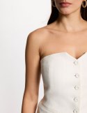 Morgan Kamizelka CURL.F M OFF WHITE