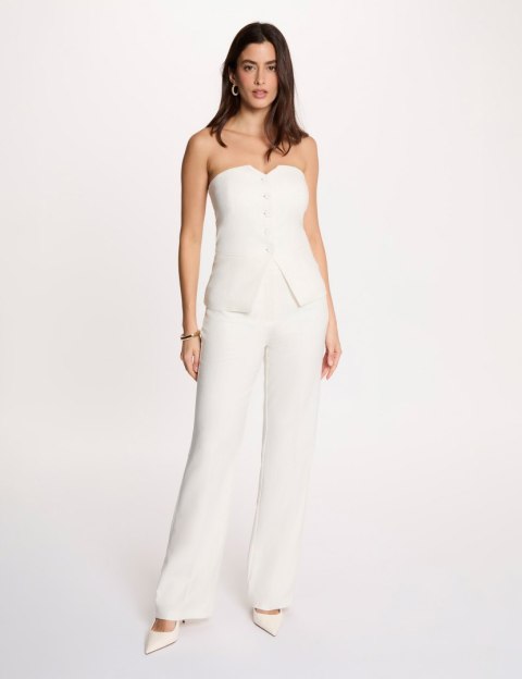 Morgan Kamizelka CURL.F M OFF WHITE