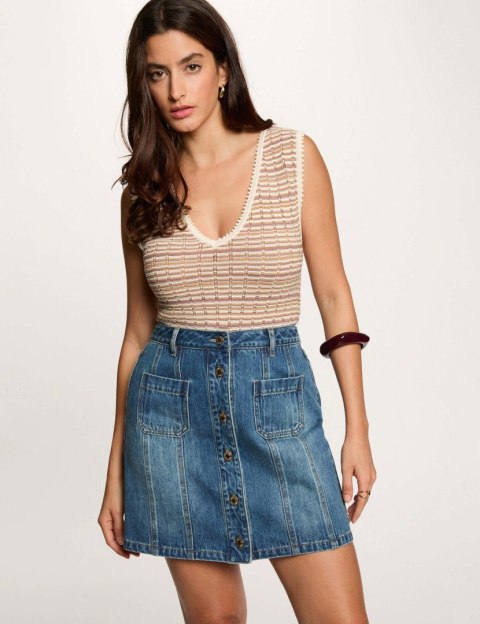 Morgan Spódnica JITAMI DENIM STONE