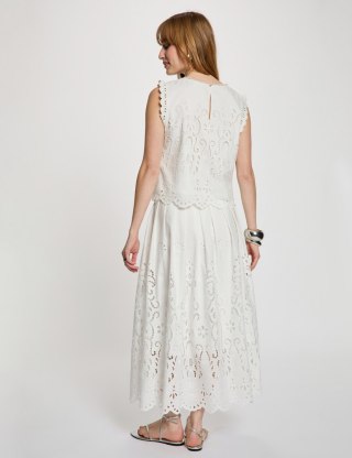 Morgan Skirt JUPON M OFF WHITE