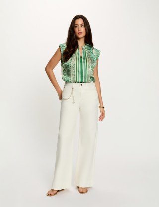 Morgan Spodnie POVA M OFF WHITE