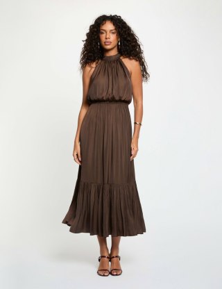 Morgan Dress RAMAGE M CHOCO