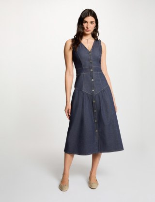 Morgan Dress RJAN DENIM BRUT