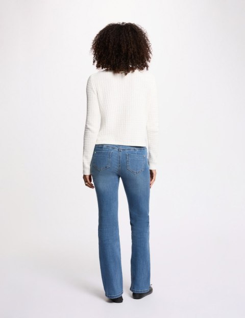 Morgan Sweter MBOSS M OFF WHITE