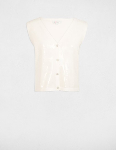 Morgan Sweter MCARDI M OFF WHITE