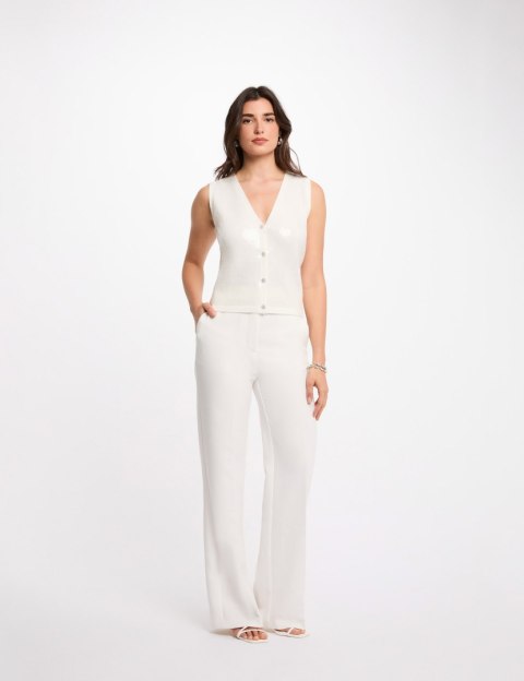 Morgan Sweter MCARDI M OFF WHITE