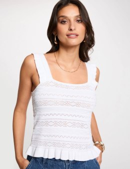 Morgan Sweter MDEB M OFF WHITE