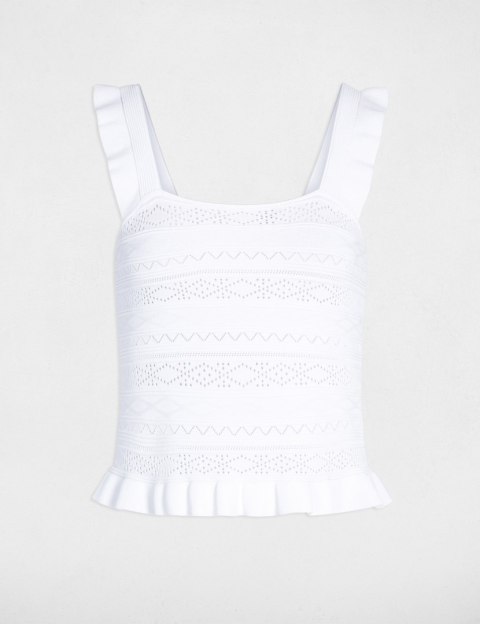 Morgan Sweter MDEB M OFF WHITE