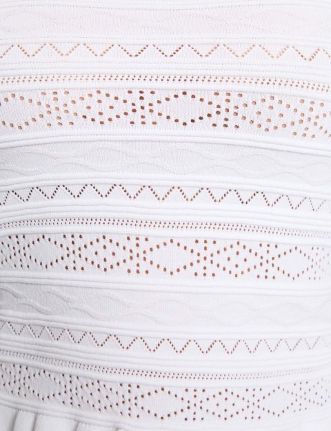 Morgan Sweter MDEB M OFF WHITE