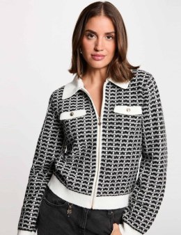 Morgan Sweter MLILIAN NOIR/OFF WHITE