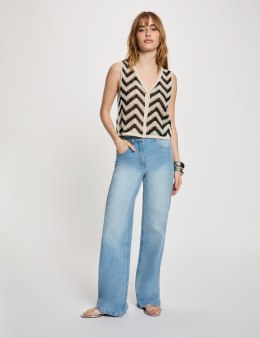 Morgan Sweater MLOSI NOIR/IVOIRE