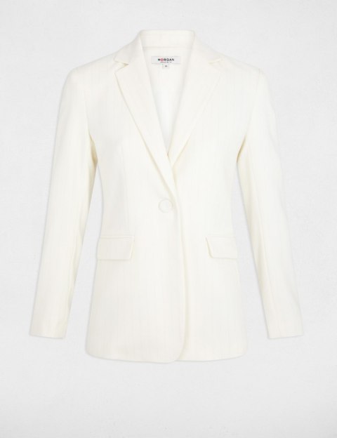 Morgan Vest VCURL.F M OFF WHITE