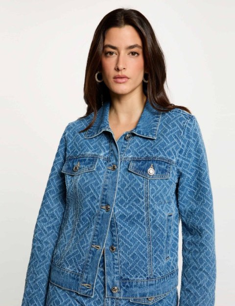 Morgan Żakiet VOCHAM DENIM STONE