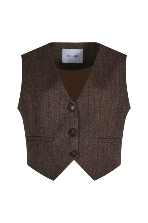 Artigli Kamizelka ACGL006159 CIOCCOLATO