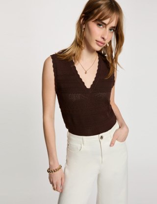 Morgan Sweater MARIZA M CHOCO