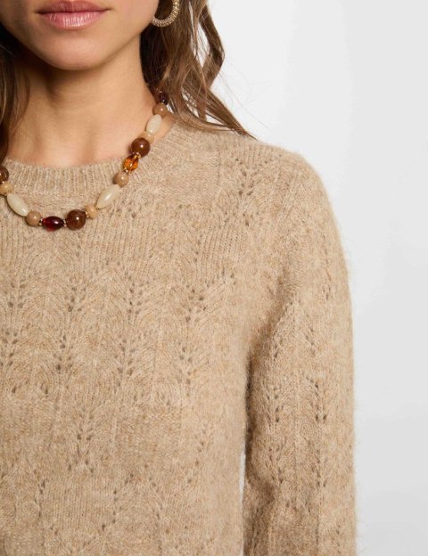Morgan Sweter MBROC M BEIGE