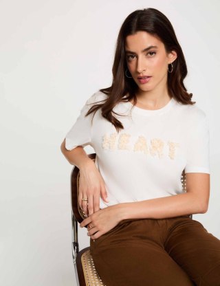 Morgan Bluzka DHEART M OFF WHITE