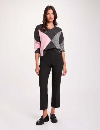 Morgan Sweter MFELICI GRIS ANTHRAC