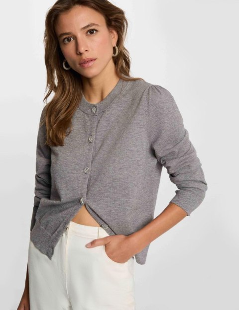 Morgan Sweter MKNOT GRIS MOYEN