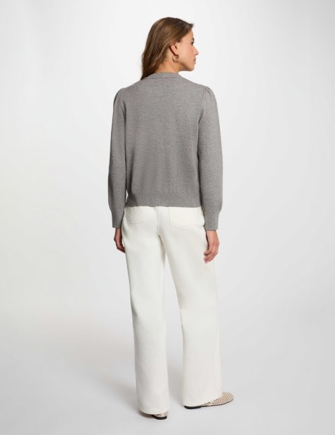 Morgan Sweter MKNOT GRIS MOYEN